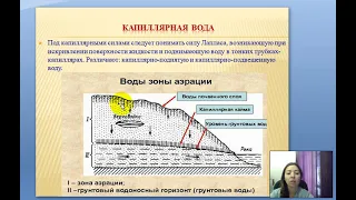 Инженерная геология.  Вода и воздух в грунтах.  Саламатина А. С.