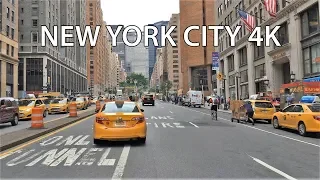 Driving Downtown - Park Avenue 4K - New York City USA