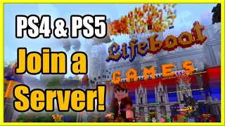 How to Join Servers in Minecraft PS4 & PS5 to PLAY MINI Games (Fast Method!)