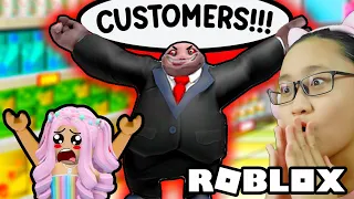 ROBLOX-  Escape Mr Yummy Supermarket Obby in Roblox!!! He needs MORE CUSTOMERS!!!