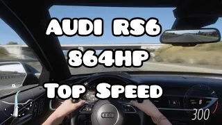 864HP AUDI RS6 TOP SPEED (Forza Horizon 5)