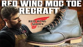 I TRANSFORMED these RED WING Moc Toes! | TOTAL RECRAFT