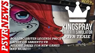 Kingspray Graffitti PSVR | New PSVR Games | Release Dates | PSVR News