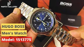 Hugo Boss Blue Dial Men's watch | 1513775 | Unboxing | Watch Gallery