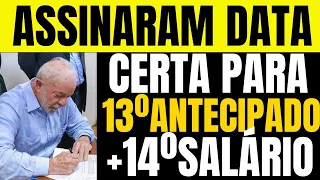 Lula decide: PAGAMENTO DO DÉCIMO QUARTO +SALÁRIO 13 salario antecipado  HOJE  CONFIRMADO? #inss