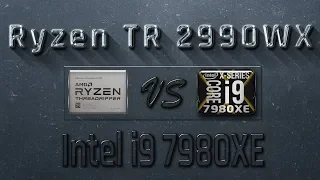 Ryzen Threadripper 2990WX vs i9 7980XE | Test Review | Comparison | Gaming