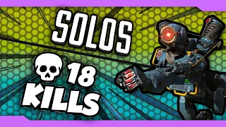 I got 18 KILLS in SOLO MODE! - Apex Legends