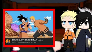 🦊🦅 Naruto: Boruto react Goku vs Naruto e Sasuke | @Knov99 •GC• 🦅🦊
