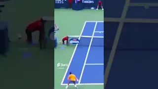 Novak Djokovic is just too flexible!