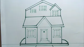 How to draw a house