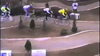 BMX 1991 ABA Grands - MOST CONTROVERSIAL RACE in BMX? 16 X Main - Luna vs Rana vs Roebuck