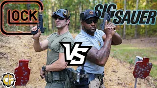 Glock vs Sig Sauer Pistols