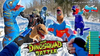 NERF GUN DINOSQUAD BATTLE | (Nerf First Person Shooter!)