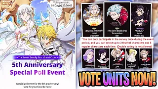 *BEST PICKS* Who Should YOU Vote 5TH ANNIVERSARY Special Poll Banner?! My Recommendations! 7DSGC