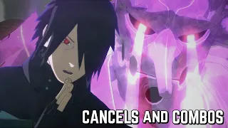 Adult Sasuke Cancels and Combos - Naruto Ultimate Ninja Storm 4