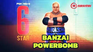 BANZAI POWERBOMB 🔥 | 6🌟 RAKISHI | WWE MAYHEM GAMEPLAY #wwemayhem #bringonthemayhem #wwe