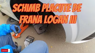 Cum sa schimbi placutele de  frana la Dacia Logan III