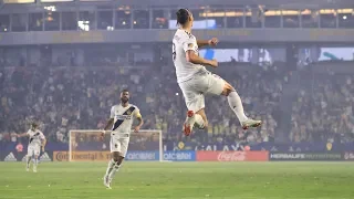 GOAL: Zlatan Ibrahimović scores an early penalty against the Vancouver Whitecaps