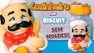 Surpreendentes POTES DE COZINHEIRO EM BISCUIT - Aprenda a fazer facilmente!