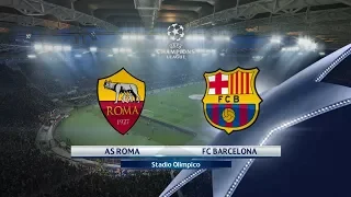 Roma - Barcelona | PES 2018 Match Prediction