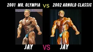 2001 Mr. Olympia Jay Cutler vs 2002 Arnold Classic Version Of Jay