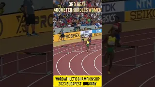 3rd heat of 400 meter hurdles Run | World Athletics Championship2023 Highlights" #viral #sport #Live