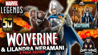 Marvel Legends Brood Wolverine & Lilandra Neramani 2 Pack Review