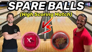 1V1 Match Using ONLY Spare Balls! (HIGH SCORES)