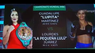Guadalupe Lupita Martínez vs Lourdes Lulú Juárez  12 diciembre 2020