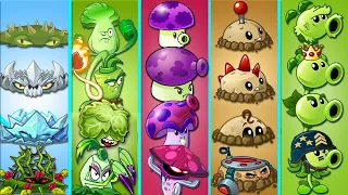 PvZ2 10.5.1 Challenge - All Plants Max Level With 1 Power Up Vs All Knight Zombies - Who is best?