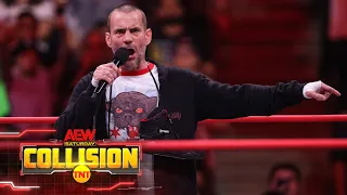 CM Punk returns and Has Plenty To Say! | 6/17/23, AEW Collision