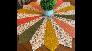 How to make a Daisy Dresden Table Topper🌼Step-by-step instructions🌼Large Daisy Dresden Tutorial