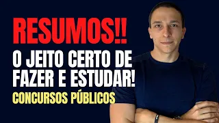 COMO FAZER RESUMOS EFICIENTES nos ESTUDOS! Thiago Pereira - Provas e Concursos Públicos