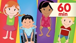 Head Shoulders Knees & Toes + More | Nursery Rhymes | Super Simple Songs