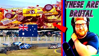 American NASCAR Fan Reacts to Top 10 Bathurst CRASHES