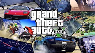 تختيم قراند 5 بمود جرافيك جي تي أي 6 | GTA V Walkthrough with GTA 6 Graphics #1