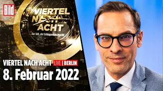 🔴 Viertel nach Acht – 8. Februar 2022 | u.a. mit Jan Schäfer, Sebastian Geisler | LIVE REPLAY