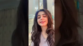 sehar Khan live on instagram #seharkhan live😊😊😊