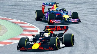 Red Bull F1 2022 vs Red Bull F1 2013 Sebastian Vettel at Barcelona GP