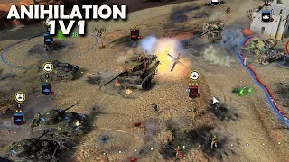 1V1 ANIHILATION MADNESS | PRACTICE & LEARNING | Company of Heroes 3