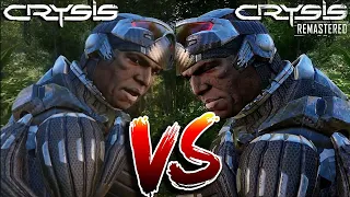 Crysis vs Crysis Remastered Graphics Comparison and Gameplay