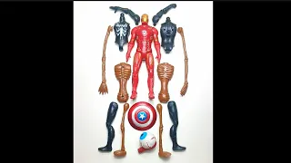 UNBOXING SUPERHERO, VENOM | SIREN HEAD | IRON MAN #avengers #superheroes  #actionfigures