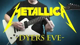 Metallica - Dyers Eve - guitar cover with solo