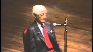 J. Krishnamurti - Washington DC 1985 - Public Talk 2 - At the end of sorrow is passion