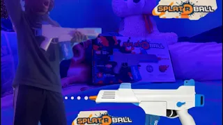 SPLATRBALL Gun Gel Blaster Unboxing & Review | SPLAT-R-BALL SRB400-SUB BLUE