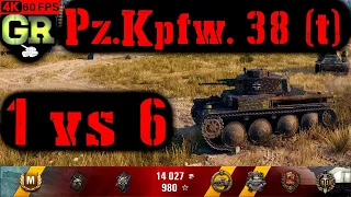 World of Tanks Pz.Kpfw. 38 (t) Replay - 8 Kills 0.9K DMG(Patch 1.4.0)