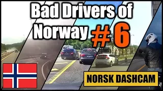 Bad Drivers of Norway #6 - Pedestrian hit, impatient drivers and rush hour trouble