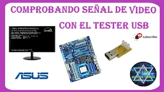 ✔️😎👈COMPROBANDO SEÑAL DE VIDEO CON TESTER USB CASERO/¿USTEDES QUE CREEN SERVIRA?🤔🤔☝☝