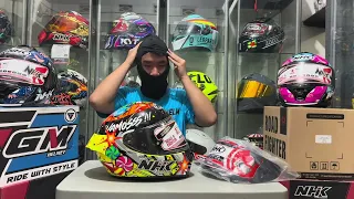 Riview HELM NHK GPR TECH MOTIF TERBARU