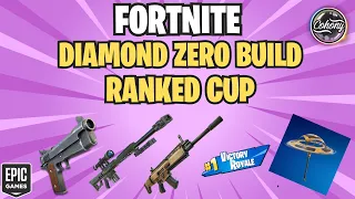 🔴LIVE Fortnite Diamond Zero Build Ranked Cup